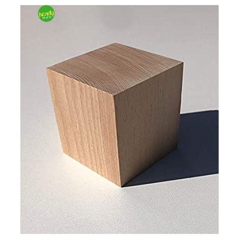Cubo Decorlegno faggio 7,2 x 7,2 x 7,2 cm