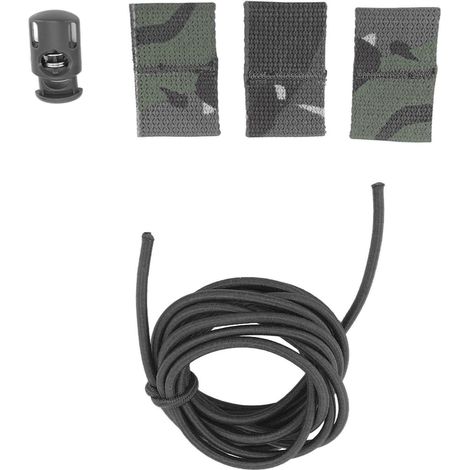 Sangle de fixation pour drapeau, élastique, résistante, facile à régler, multifonctionnelle, pour articles rayés roulés, noire CP (1/5)