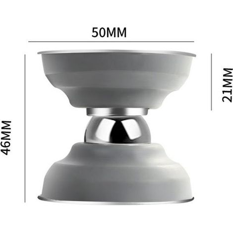 Ortviai Arrêt de porte magnétique pour camping-car – Fixation adhésive ou visée, silicone épais blanc – 1 pièce