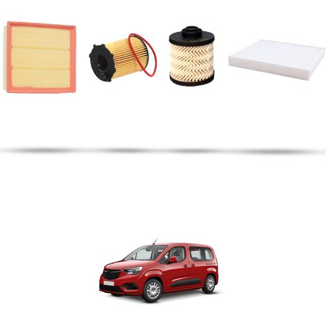 Kit tagliando 4 filtri compatibile con Opel Combo E 1.6 d 73kw Dal 2018 (1/5)
