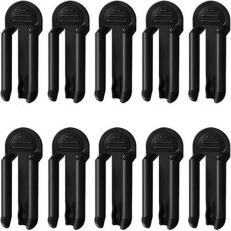 Plastic Trash Can Clip, Fixed Trash Can Holder Clip, 10 Pieces Trash Can Clip, Anti-Fall Trash Can Clip, Clip Clamp Holders, Practical Trash Clip, for Household Products (1/5)