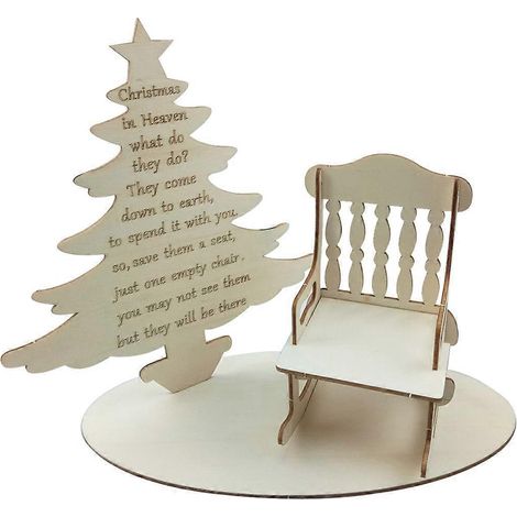 Kreative Weihnachtsdekorationen: DIY-Weihnachtsbaum aus Holz, Schaukelstuhl, Schreibtischdeko