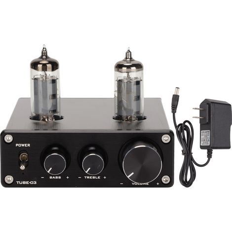 Préamplificateur à tube HiFi multifonction pour casque, compatible téléphone, ordinateur et TV, prise US 100-240V (1/5)