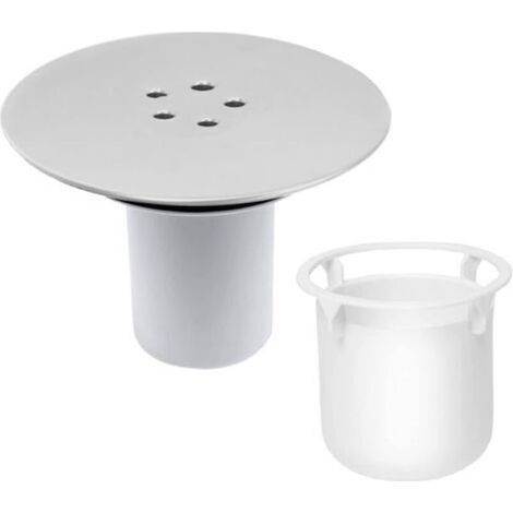 Bonde de Douche 90 mm/115mm, Remplacement de Couvercle de Siphon Douche, Capot Bonde Universelle, Prise de Douche Chromé, Débit Rapide