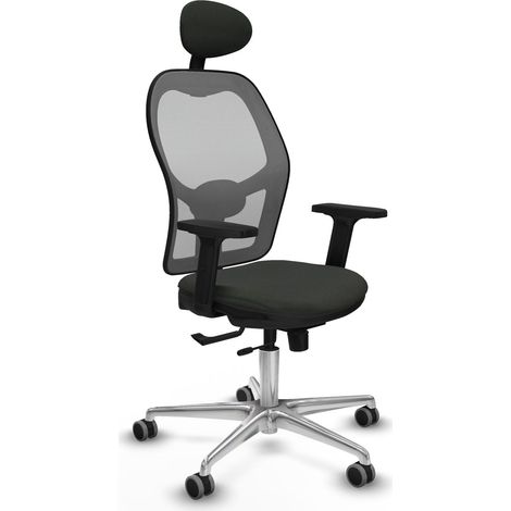 Chaise piqueras y crespo Jorquera gris accoudoirs 2D confort (1/2)