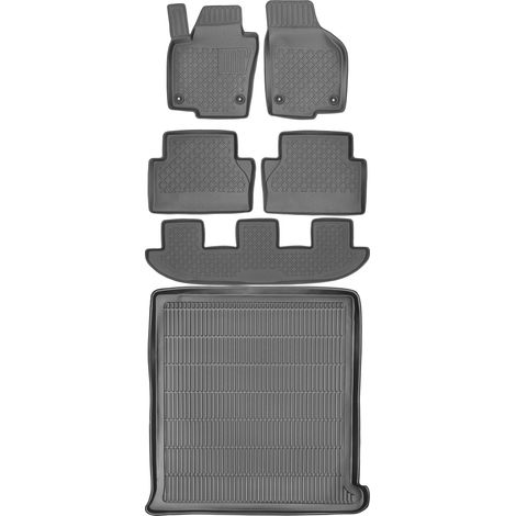 Volkswagen Sharan II VAN a partir de 2010 SET - alfombrillas para coche + alfombrilla para maletero