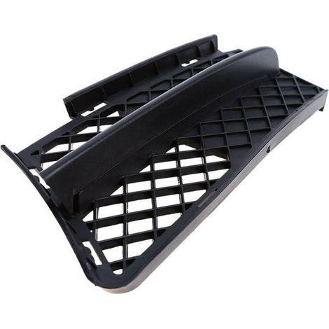 set of black plastic car front bumper grille, fog light bezels, and lower grille for BMW (1/4)