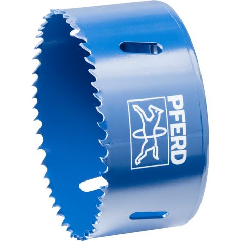 PFERD TOOLS Bi-Metall Lochsäge Co8/M42 Ø 89 mm Schnitttiefe 31 mm für Stahl, Edelstahl, Blech, Holz (1/4)