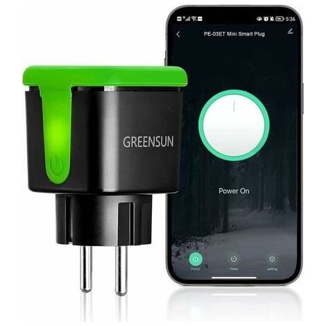 Prise connectée extérieure étanche Compatible Alexa Programmable via Smart Life Matériau PC + silicone Pour espaces extérieurs humides (1/4)