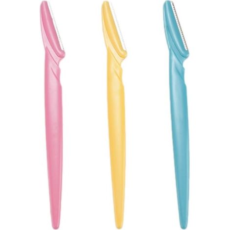 Couteau À Sourcils - Lame En Acier Inoxydable - Pour Épilation Précise Du Visage - Lot De 3 (1/5)