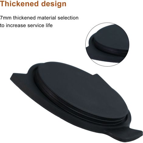 Ortviai Couvercle en silicone épais pour tasse de dosage café compatible Breville Série 8, étanche et anti-poussière (1/4)