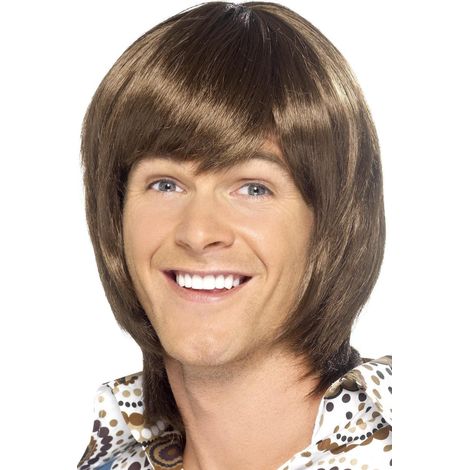 70s Heartthrob Wig - Brown - 43241