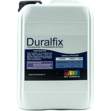 I pretrattamenti primer duralfix isolante acrilico consolidante lt 5 trasparente