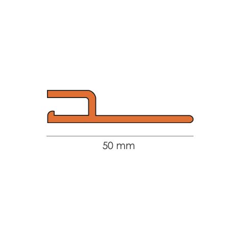 Lot de 10 Rail hun PVC standard