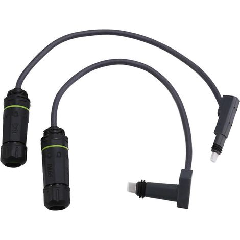 Adaptateur 2 prises vers RJ45, adaptateur de connecteur de câble Ethernet étanche IP68, adapté aux antennes paraboliques et aux récepteurs satellites de routeur. (1/5)