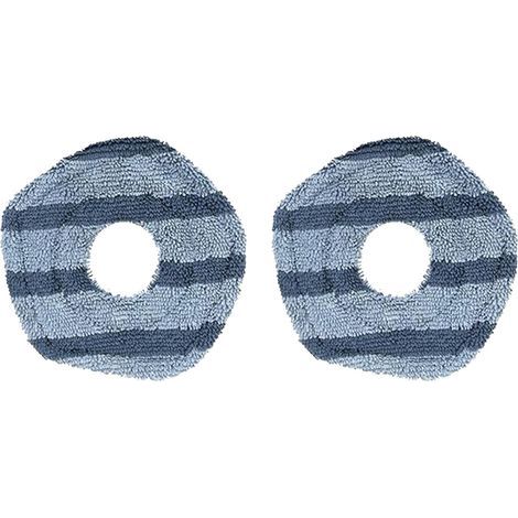 Set of 2 replacement mop pads for X10 Pro vacuum cleaner, washable and reusable, accessories for robot vacuum cleaner (1/5)