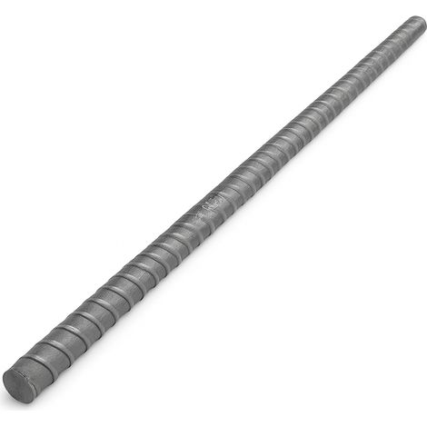 Tondino ferro zigrinato 1,2 m barra armatura cemento armato alta aderenza edilizia misura Ø 10 mm - confezione 1 (1/5)