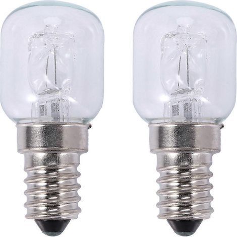 2 ampoules halogènes E14 haute température 500 degrés 25 W pour four à bulles 250 V Quartz
