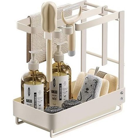 Wikimo Organizer Lavello Porta Spugne Vassoio Bianco (1/4)