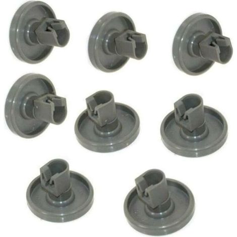 Roulettes pour lave-vaisselle – Lot de 8 roues 25mm – Compatibles Faure, Zanussi, AEG, Electrolux, Ikea – Installation facile (1/4)