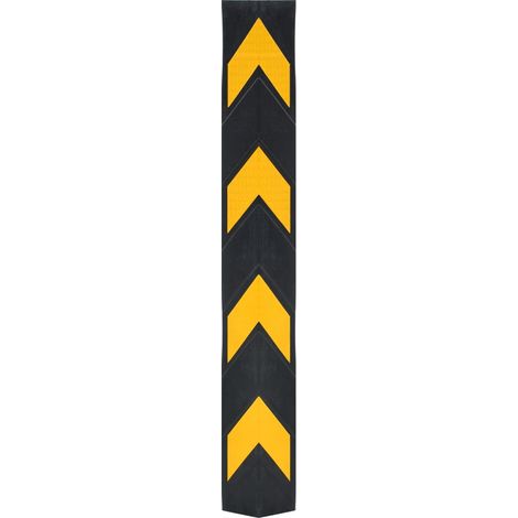 vidaXL Reflektierende Schutzwinkel 10 Stk Gummi 80 cm