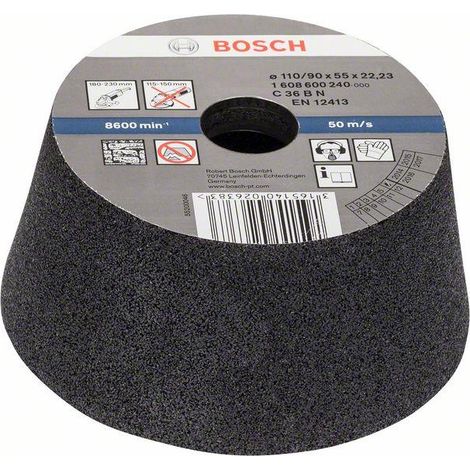 PRO Metal Bocca di smeriglio conica, 90 x 110 x 55 mm, G30