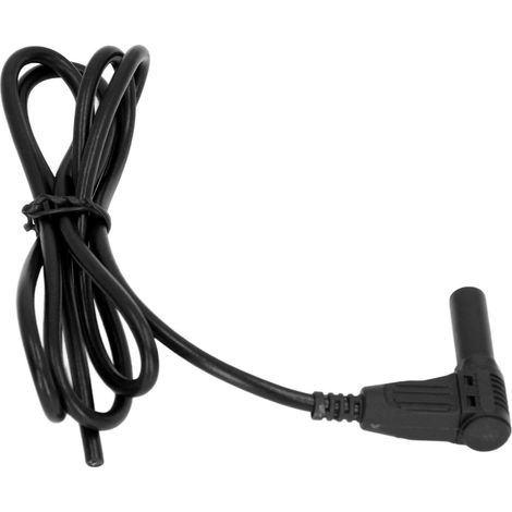 Multimeter-Messleitung mit Bananenstecker, Messing, PA-Elektroprüfleitungen für Spannungsprüfer, 4 mm, schwarz (1/5)
