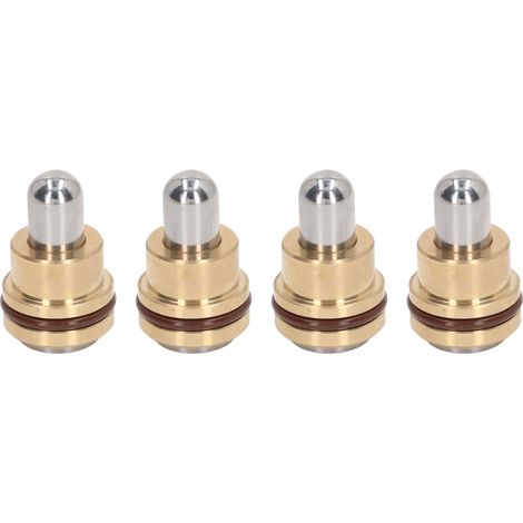 Lot de 4 vannes de commande poussoir pour joystick caoutchouc acier allié sans bavure resistant chaleur SH120 (1/5)