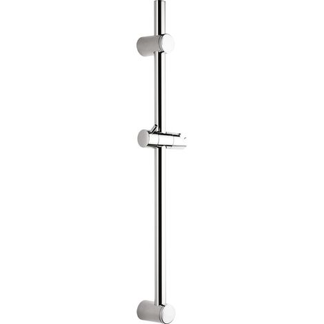 Odyssea – Barre de douche inox chromé rénovation – Diamètre tube 25 mm – Enraxe réglable 40 à 62 cm – Curseur à poignée (1/4)