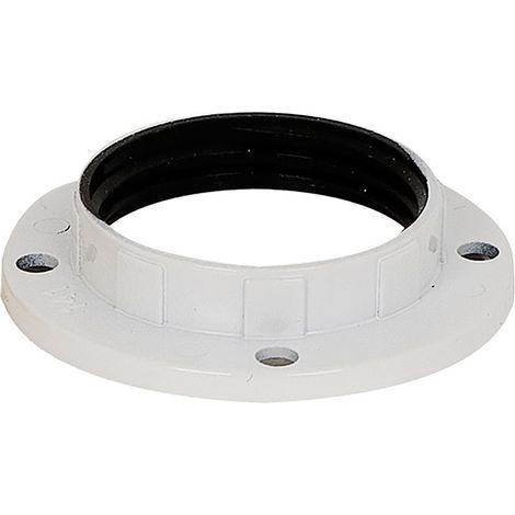 GHIERA PER PORTALAMPADA E27 - DIAMETRO 55 MM. COLORE NERO