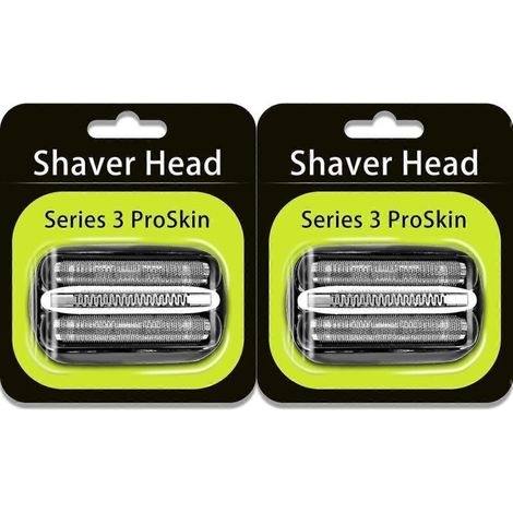 Têtes de rasage de rechange Braun Series 3 32B, têtes de rasage Braun S3 (2 pièces) (1/4)