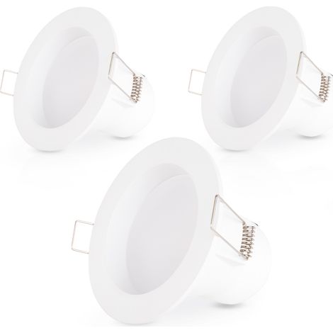 Paco Home Einbaustrahler Strahler Spotlight Schrankbeleuchtung Unterbauleuchte Küche Weiß, 3x LED - starr/fix
