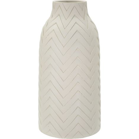 Vase Design en Céramique "Winter" 60cm Crème (1/5)