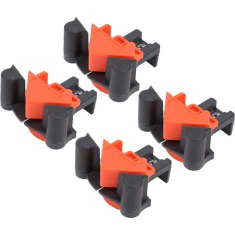 Satz mit 4 Winkelklemmen 60/90/120° für Holzbearbeitung, Metallbefestigungsklemmen (1/5)