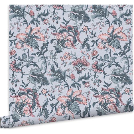 Laura Ashley Portia Pale Slate Vliestapete 10mx52cm (1/5)