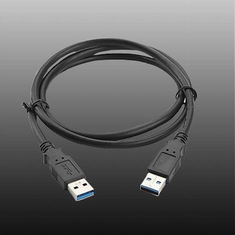 Trade Shop - 1,8 M USB 3.0 TYP A KABEL DATEN PC FESTPLATTE MAXTECH USB 3.0 AM ZU AM 1,8 M - (1/2)