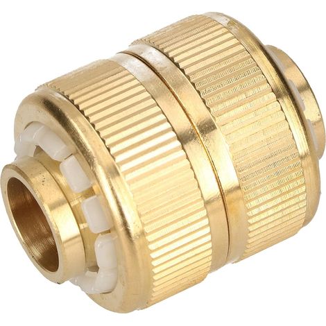 KOTARBAU Raccord de réparation de tuyau en laiton - Pour tuyau d'arrosage professionnel (3/4"). (1/5)