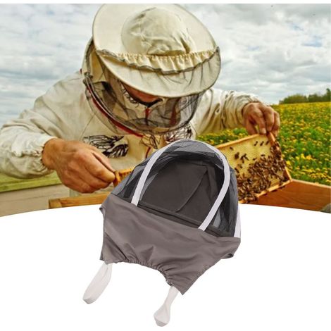 Casquette de protection anti-pique [Nylon] mesh respirant avec voile large [145g] pour apiculture jardinage randonnée (1/5)