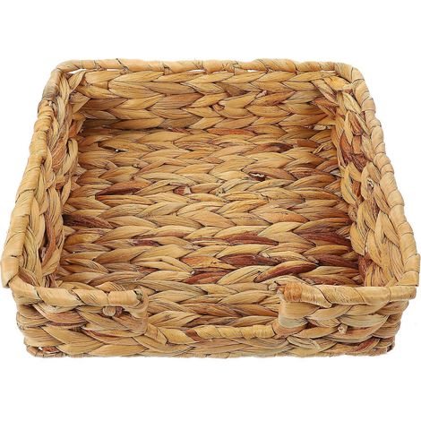 Paniers de rangement tressés, panier de service tressé pour table, panier à mouchoirs décoratif (1/5)