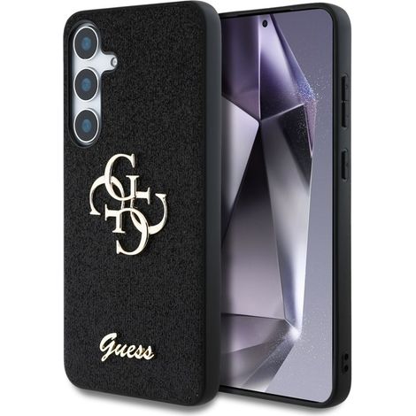 Funda Guess Fixed Glitter Big 4G Metal Logo para Samsung Galaxy S25+ negra (1/5)