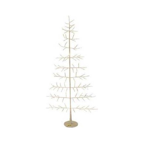 Sapin Lumineux plat 2D 186 micro LED Tiglio Blanc 1m50 (1/3)