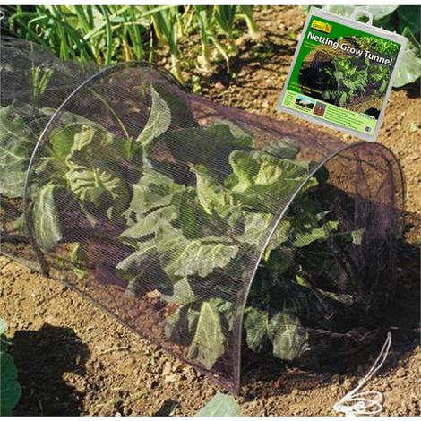 Gardman Strong Netting Grow Tunnel Polytunnel Cloche 3m Pest & Bird Protection