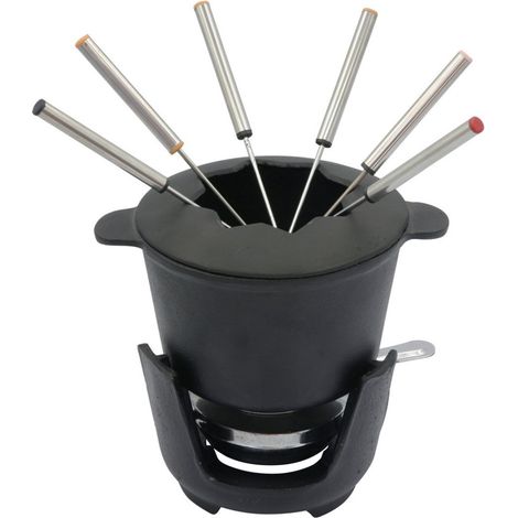 SET PER FONDUTA IN GHISA PER 6 PERSONE KINGHOFF KH-1195 (1/5)