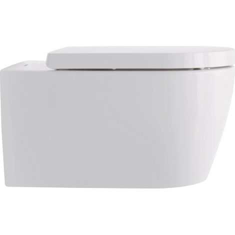 Duravit ME by Starck Wand-WC, Tiefspüler, geschlossener Spülrand, (1/5)