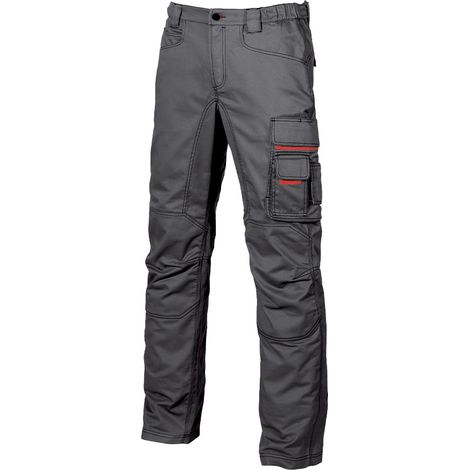 Pantalones de trabajo U Power Smile - 46 (EU) - Gris oscuro