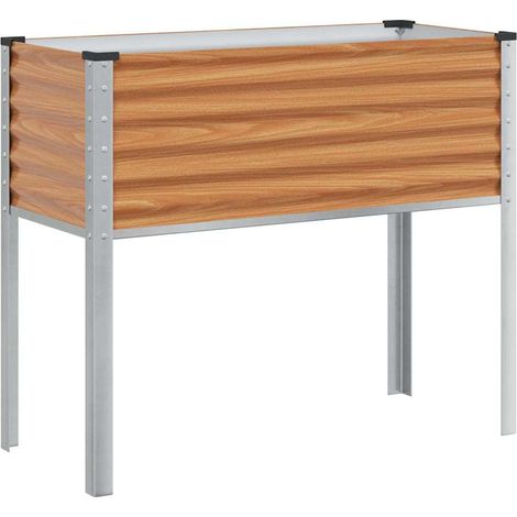 Maceta para Jardín Marrón Claro 100 x 45 x 90 cm vidaXL