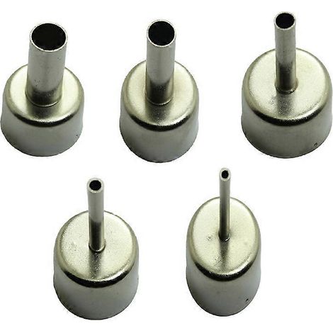 5 pièces de buse à air chaud Accessoires de table de démontage et de soudage à air chaud sont utilisés pour 858D 858A. (1/5)
