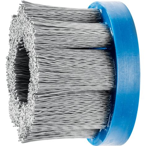 PFERD TOOLS COMPOSITE FLEX Tellerbürste DBU Ø 76x22,2 mm Bohrung SiC-Filament-Ø 0,55 mm Korn 320 stationär