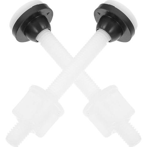 Bardusch 2pièces Vis De Remplacement Pour Abattant Wc Abs Accessoires Salle De Bain Pour Réservoir Toilette Fixation Étanche Et Robuste Pour Installation Fiable (1/4)