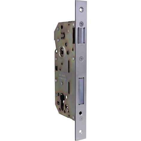 AMIG Serrure encastrée 340 BASE 50/85 Acier Chromé mat (1/5)